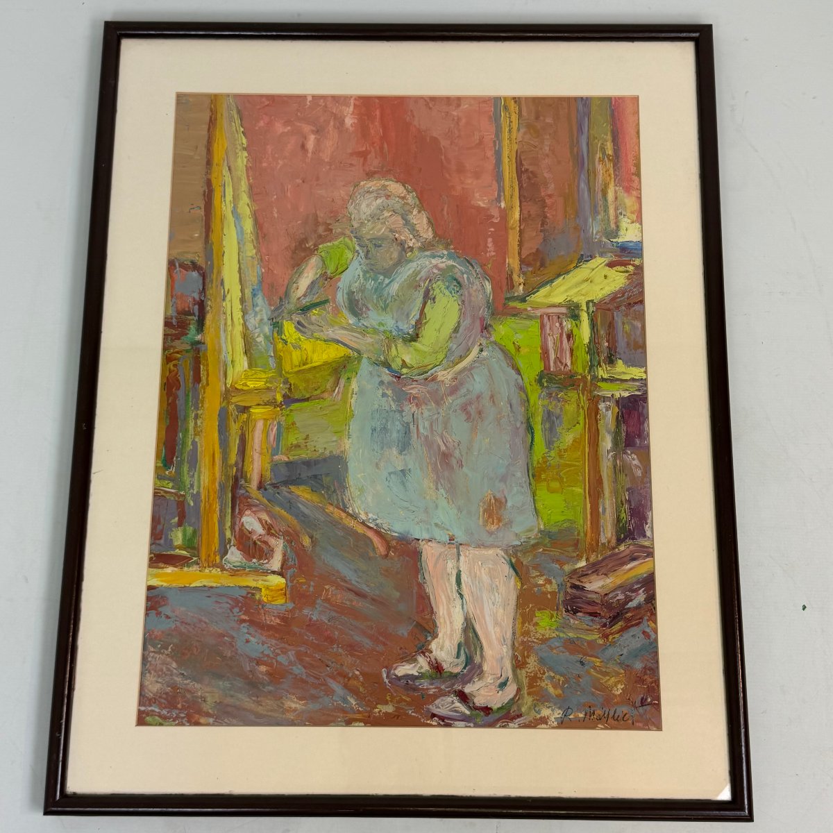 Huile sur toile de Romain Malfliet 