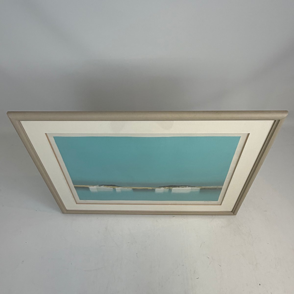 Lithograph “the Lagoon” By Pierre Doutreleau-photo-6