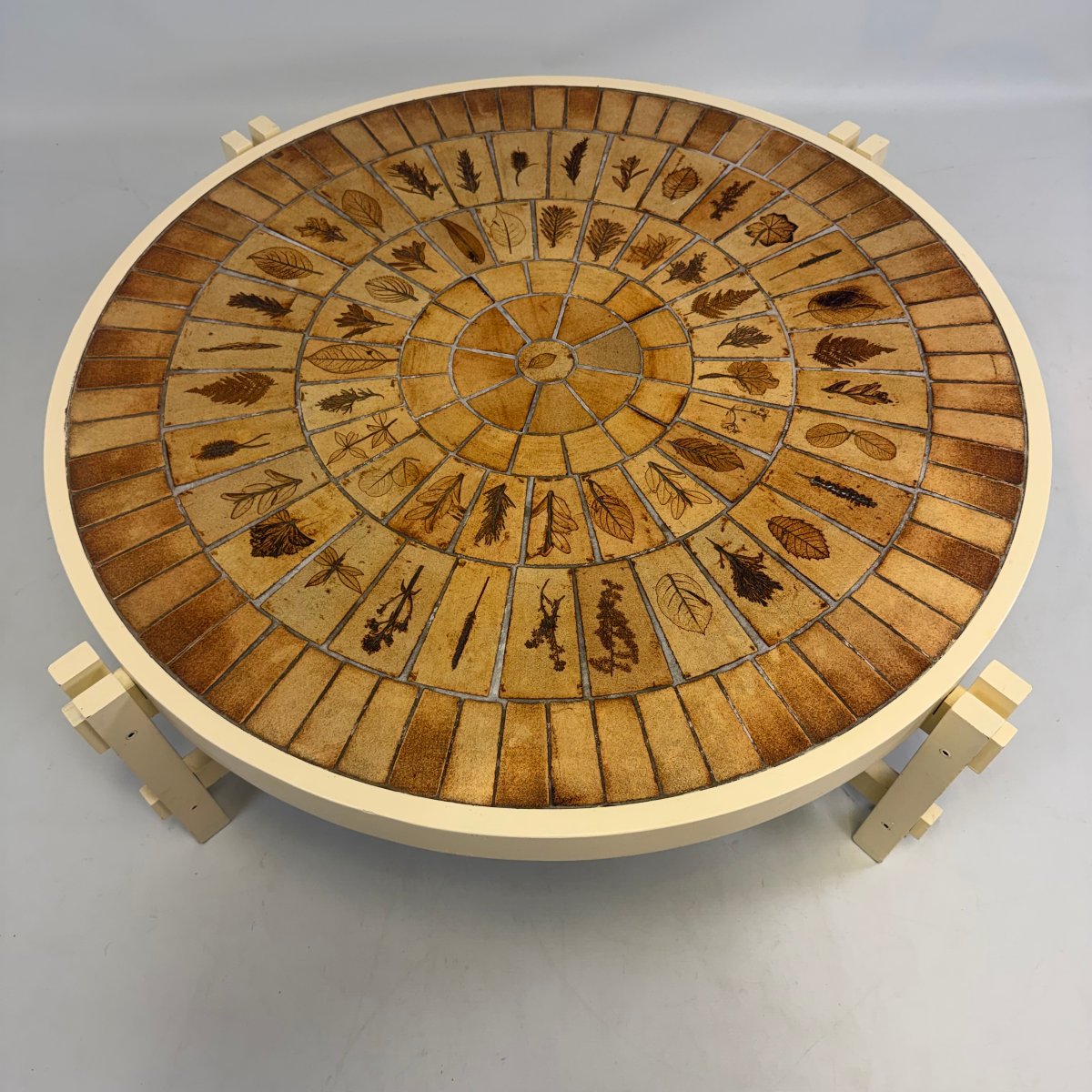 Garrigues/les Herberies Coffee Table By Roger Capron For Vallauris  -photo-2