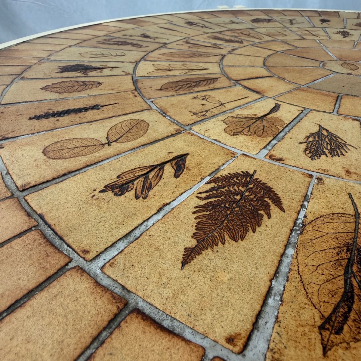 Garrigues/les Herberies Coffee Table By Roger Capron For Vallauris  -photo-3