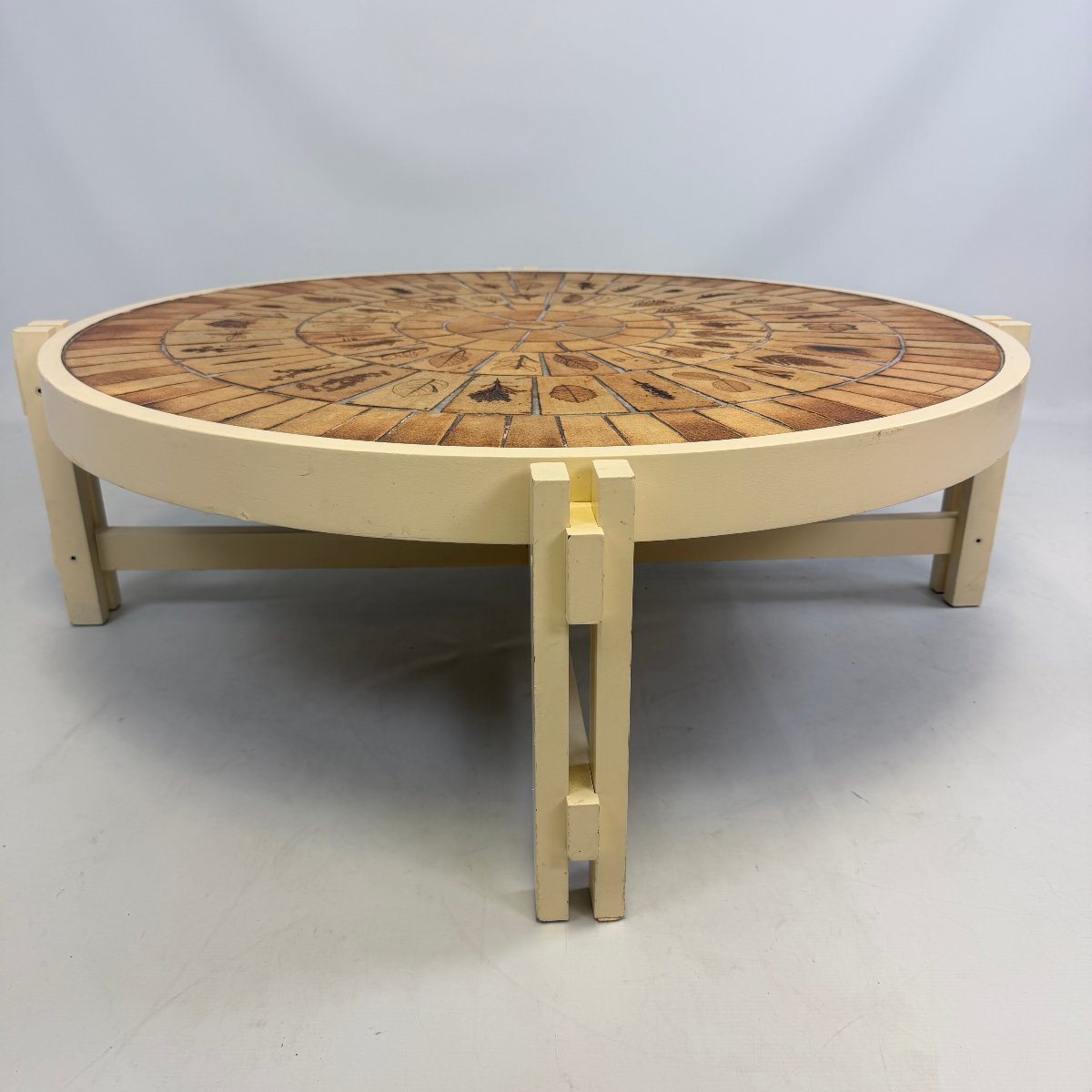 Garrigues/les Herberies Coffee Table By Roger Capron For Vallauris  -photo-1