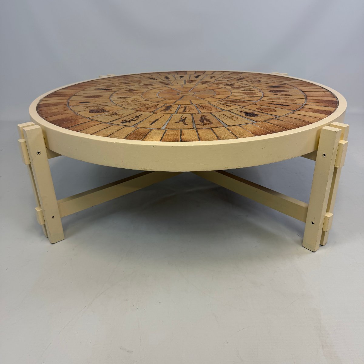 Garrigues/les Herberies Coffee Table By Roger Capron For Vallauris  -photo-4