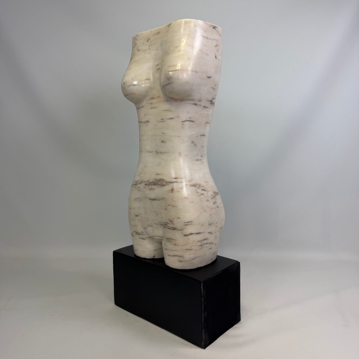 Marble Bust Of A Woman By Paul Baeteman-photo-2