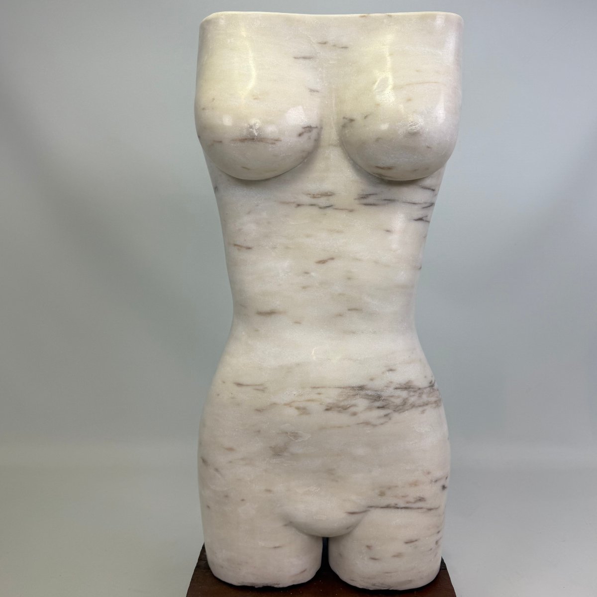 Marble Bust Of A Woman By Paul Baeteman -photo-2