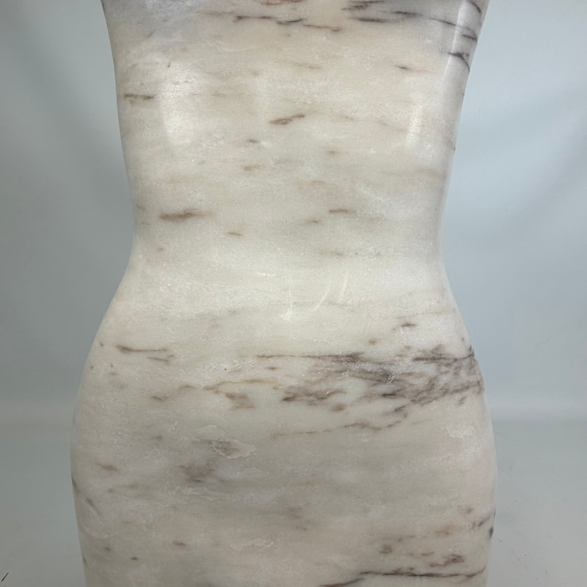 Marble Bust Of A Woman By Paul Baeteman -photo-2