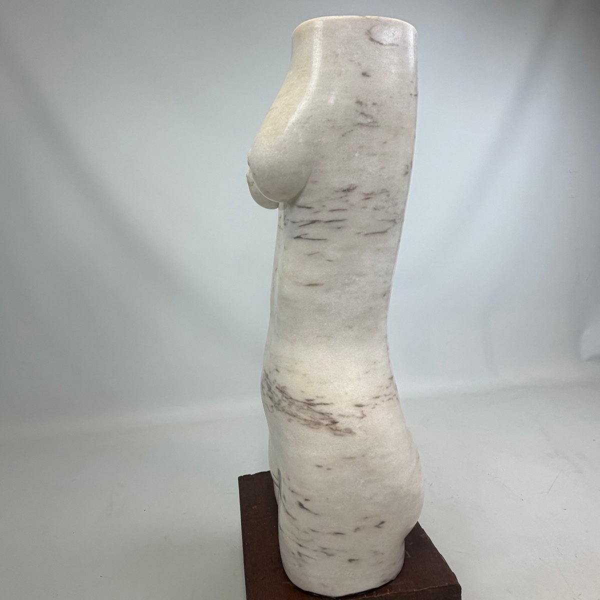 Marble Bust Of A Woman By Paul Baeteman -photo-5