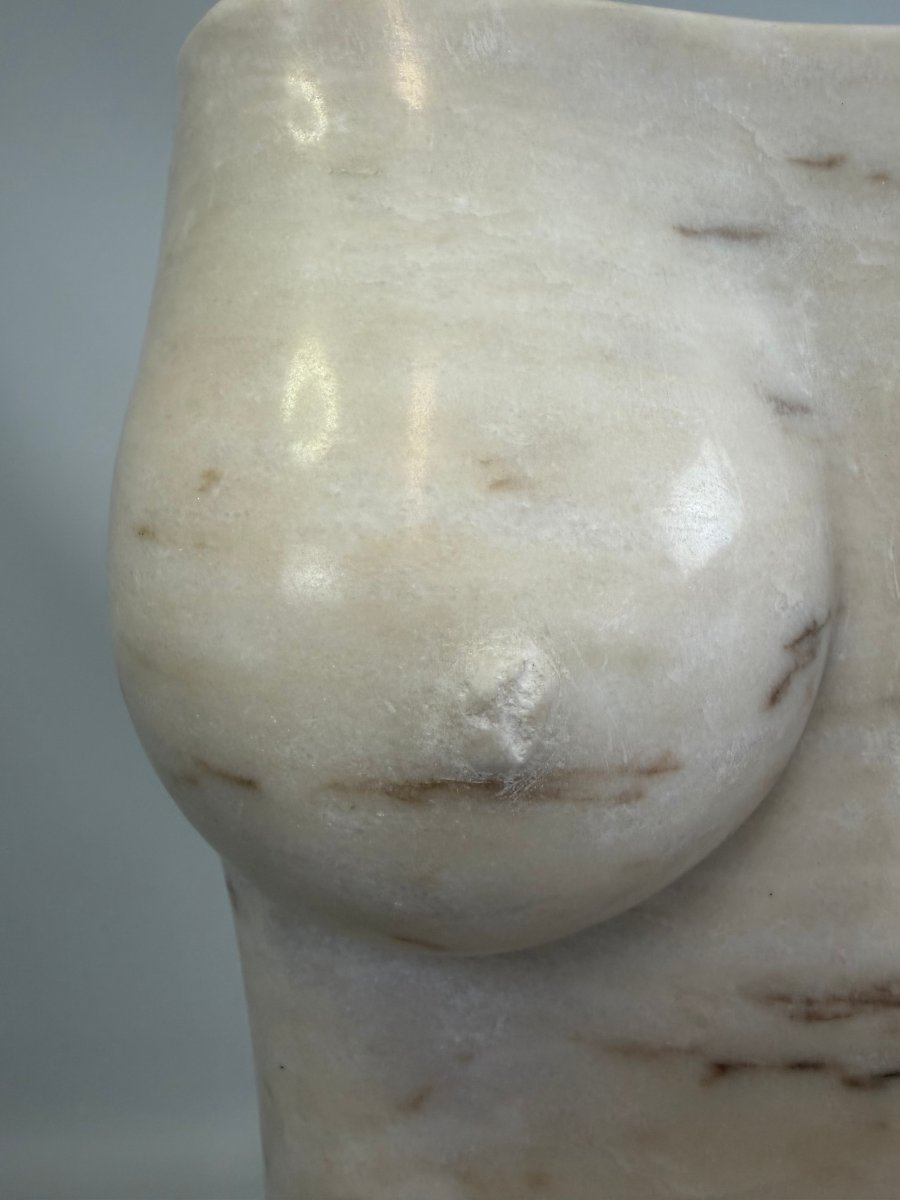 Marble Bust Of A Woman By Paul Baeteman -photo-7