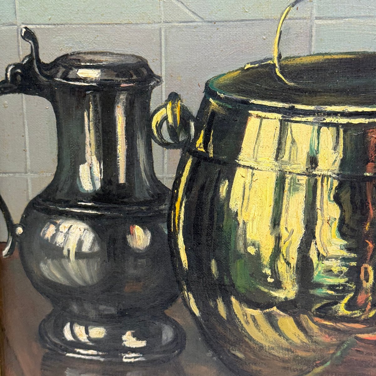 Oil On Canvas, Still Life By Achiel Van Sassenbrouck -photo-1