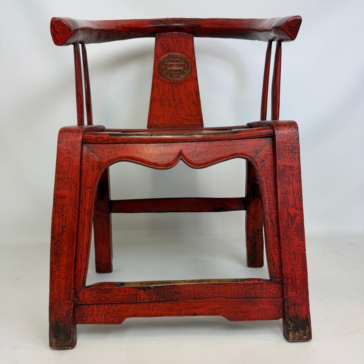 Pair Of Antique Chinese “grand Tutor” Chairs-photo-2