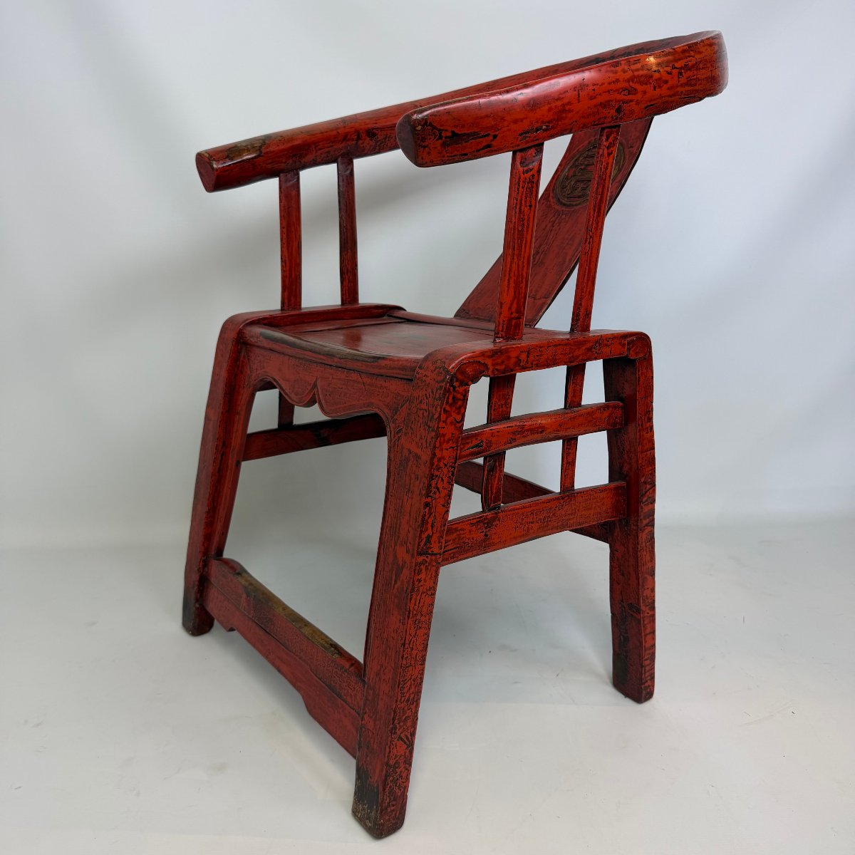 Pair Of Antique Chinese “grand Tutor” Chairs-photo-1