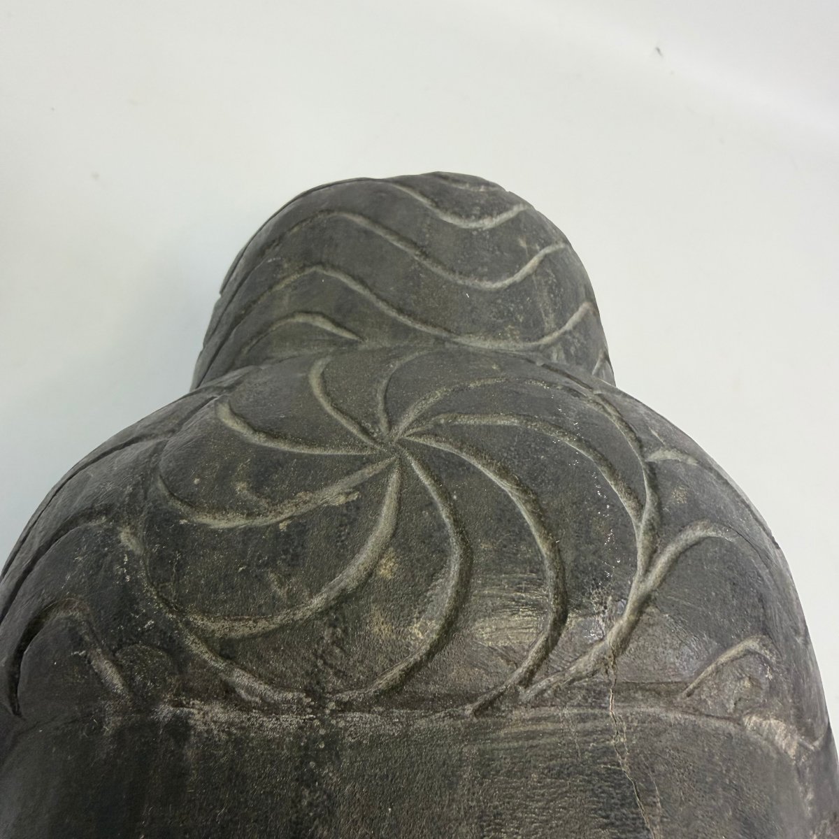 Tête de Bouddha géante en pierre -photo-2