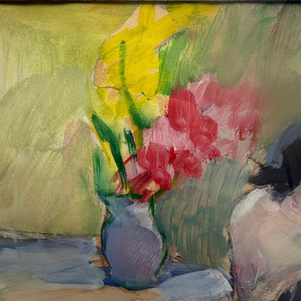 Watercolour Painting “seated Nude” By Frans Smeers -photo-4
