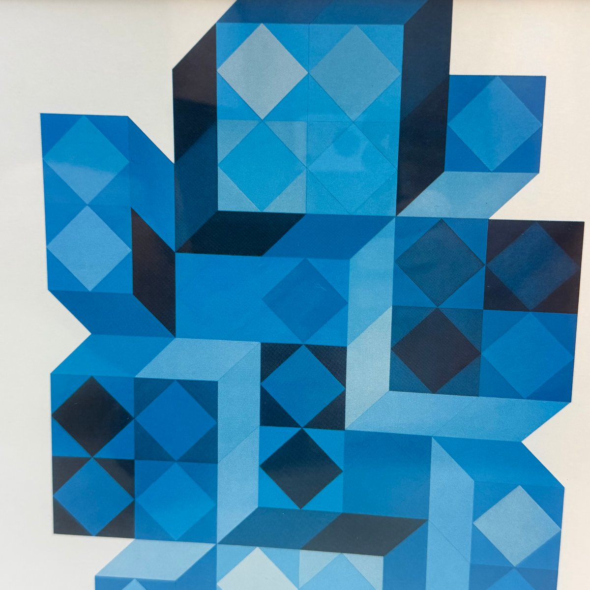 Silkscreen Print “tridim-kek” By Victor Vasalery -photo-3