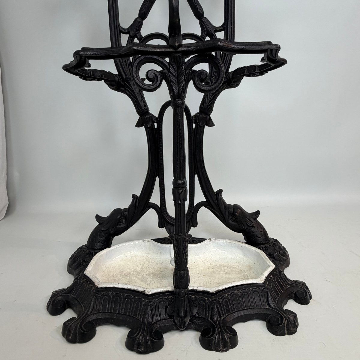 Porte-manteau en fonte de style rococo français -photo-3
