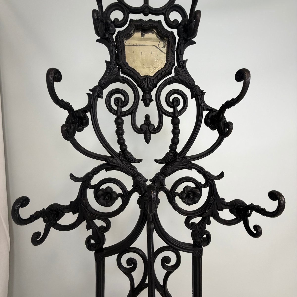 Porte-manteau en fonte de style rococo français -photo-4