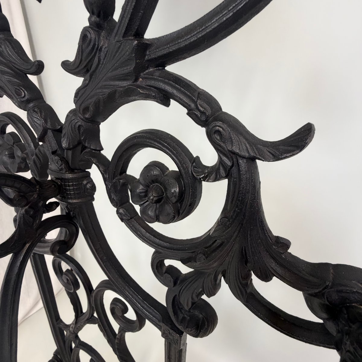 Porte-manteau en fonte de style rococo français -photo-4