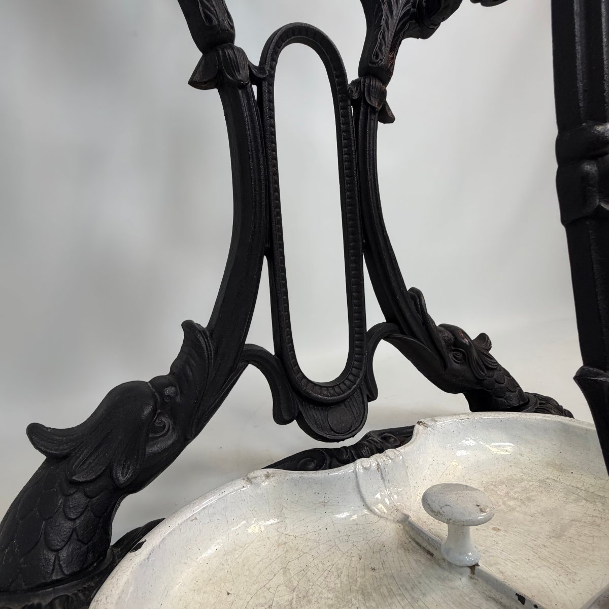 Porte-manteau en fonte de style rococo français -photo-5