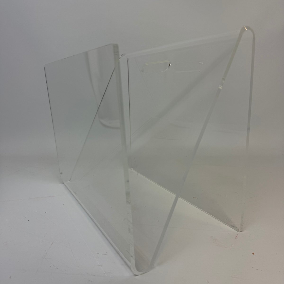 Porte-revues en verre acrylique -photo-5