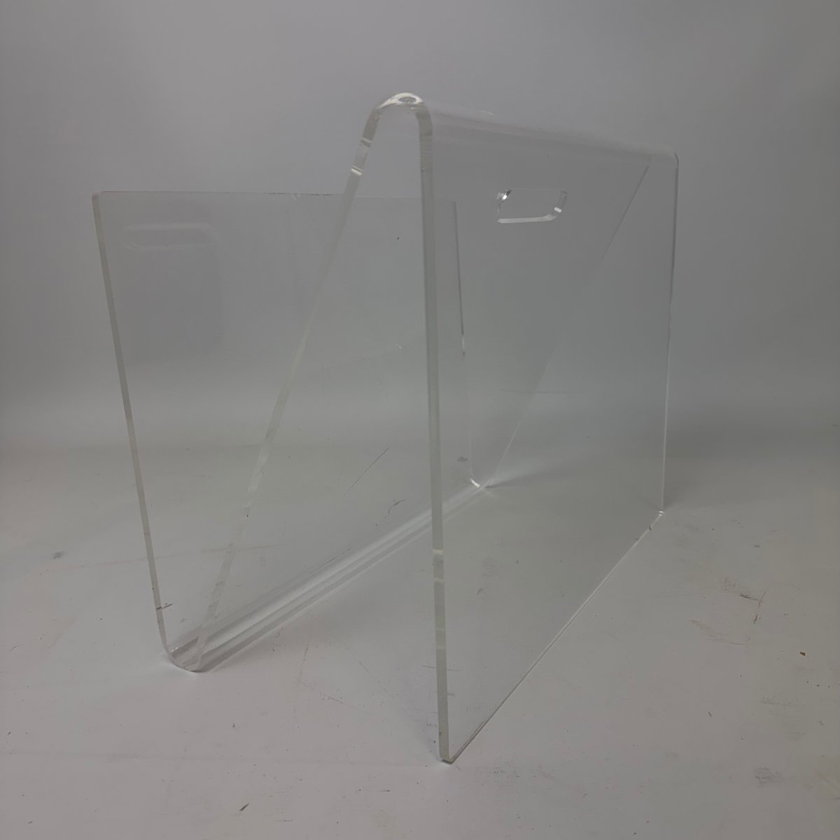 Porte-revues en verre acrylique 