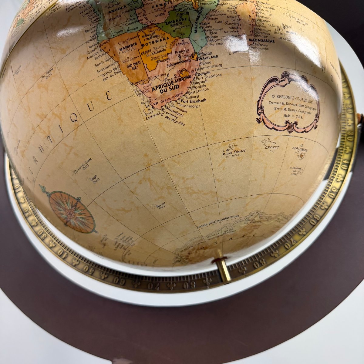 Replogle Sculptural Globe By Tom Torrens -photo-5