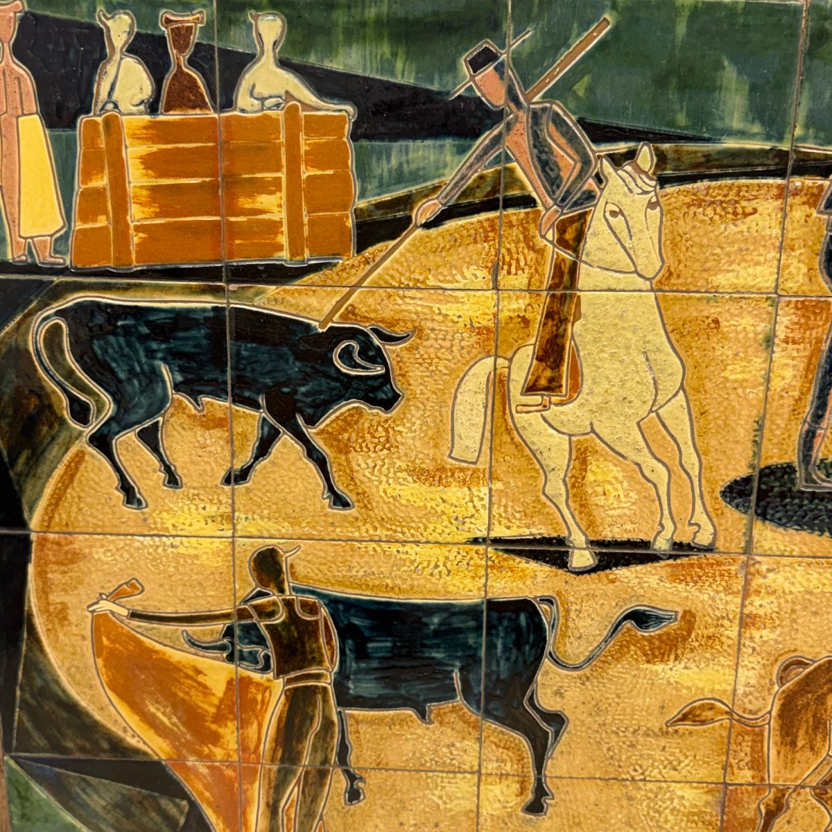 Ceramic Artwork "corrida" By Vilà Clara Ceramistes-photo-3