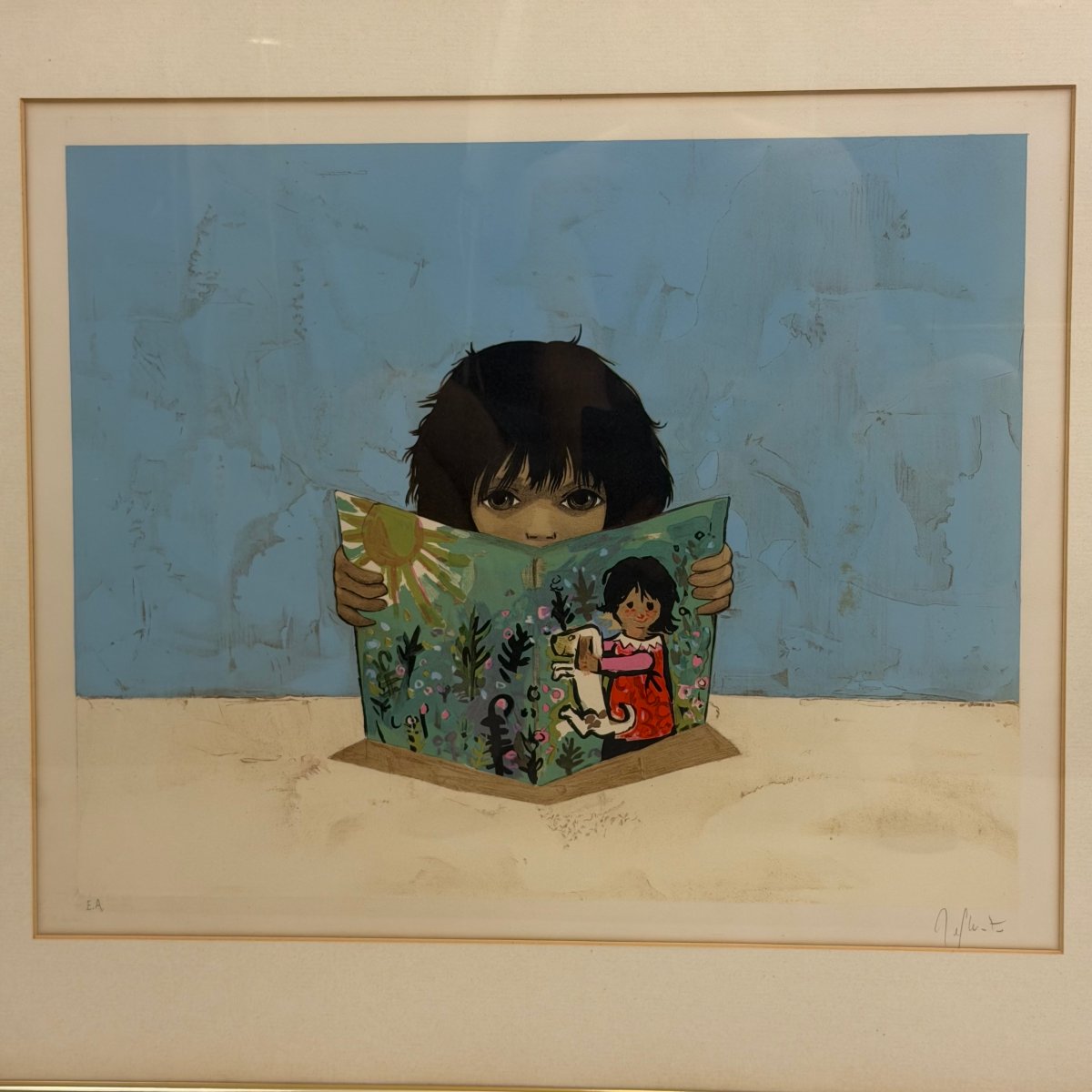 "picture Book" Lithograph By Jef Wauters -photo-2