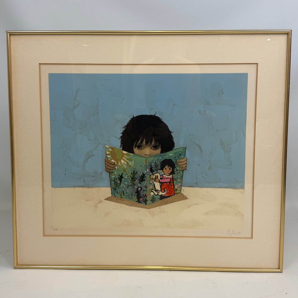 "picture Book" Lithograph By Jef Wauters 