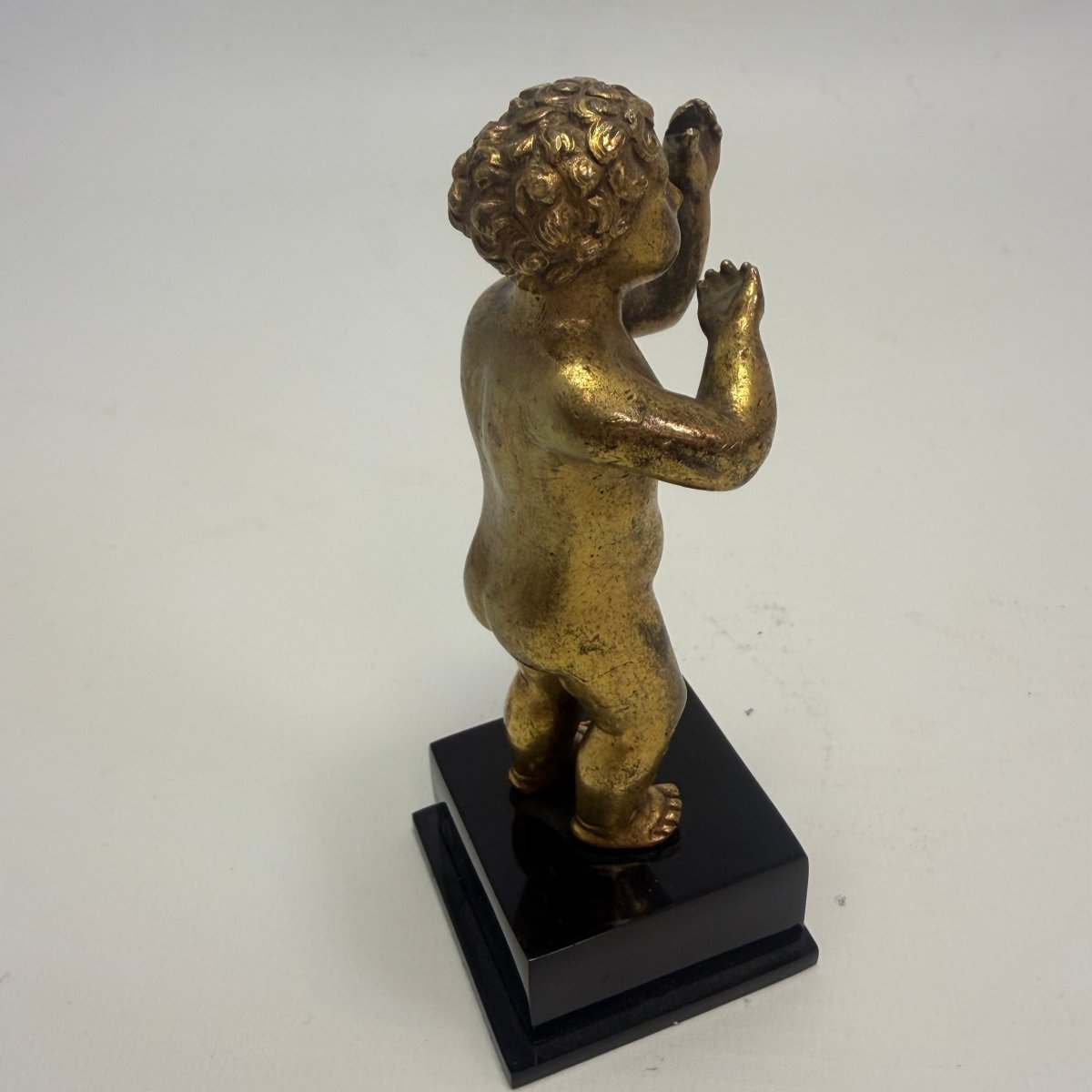 Putto en bronze doré -photo-6