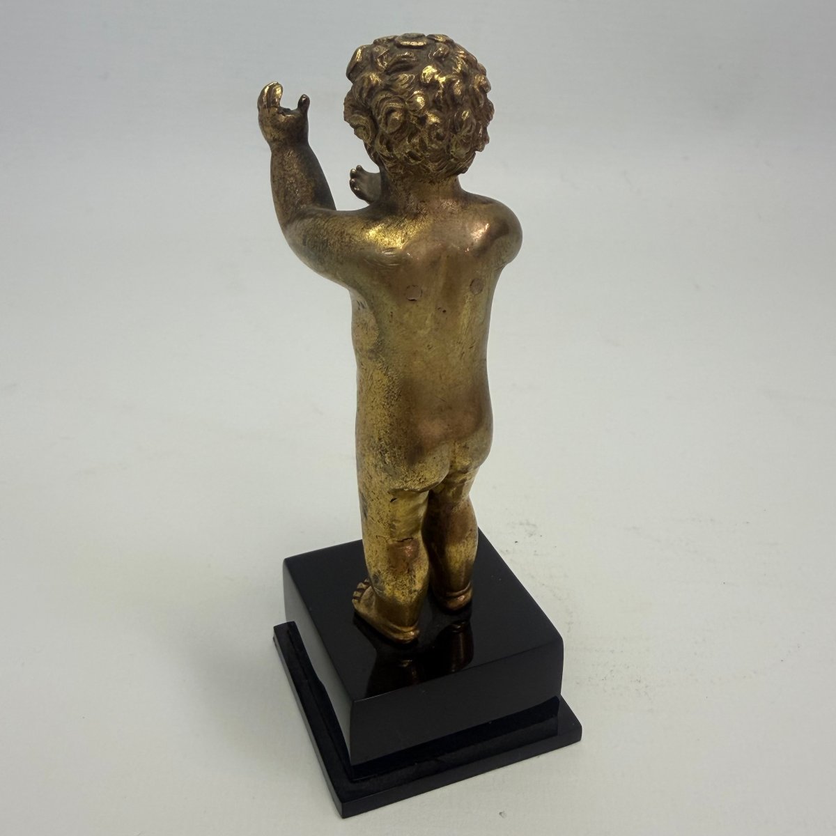 Putto en bronze doré -photo-8