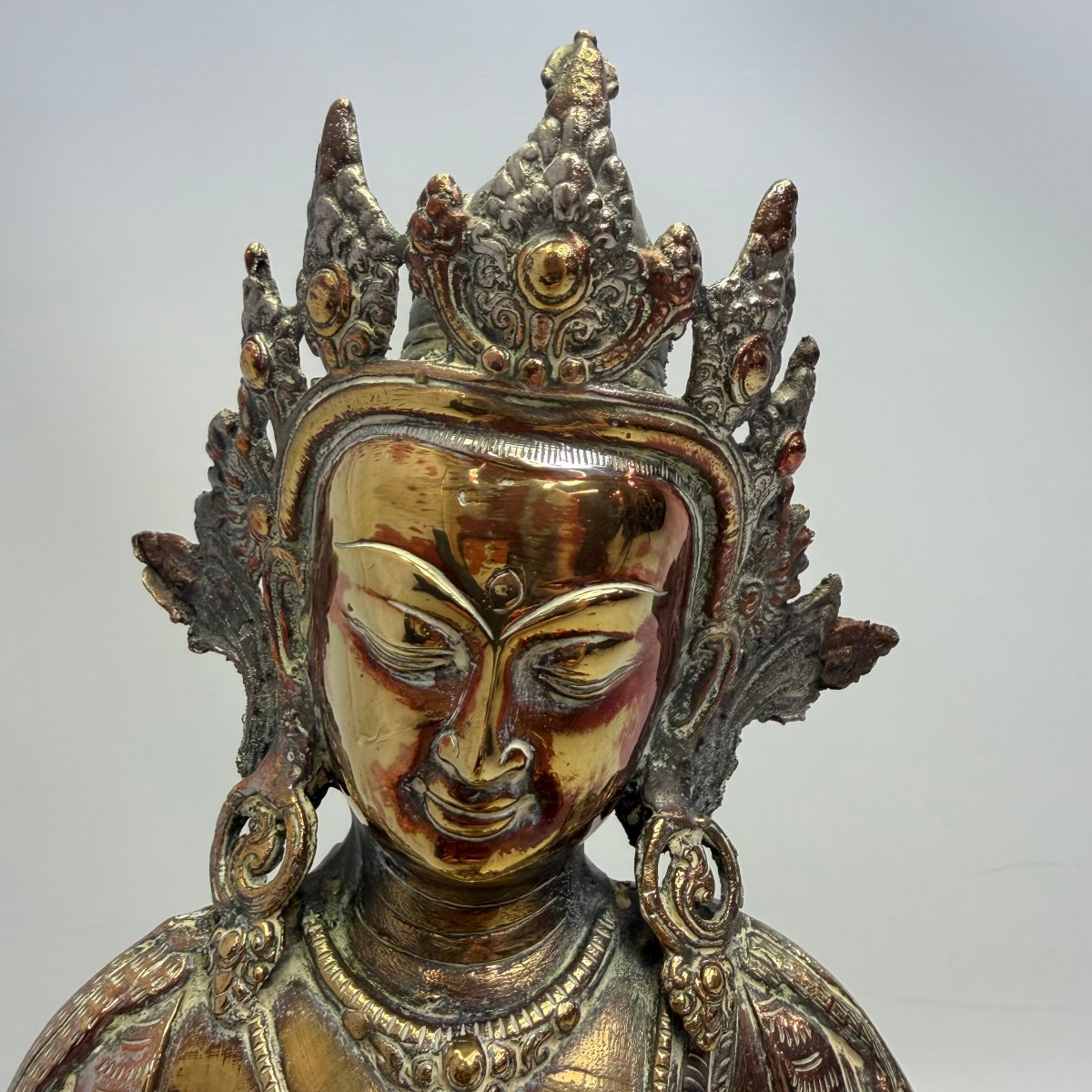 Large Statue Of Vajrasattva Buddha-photo-3