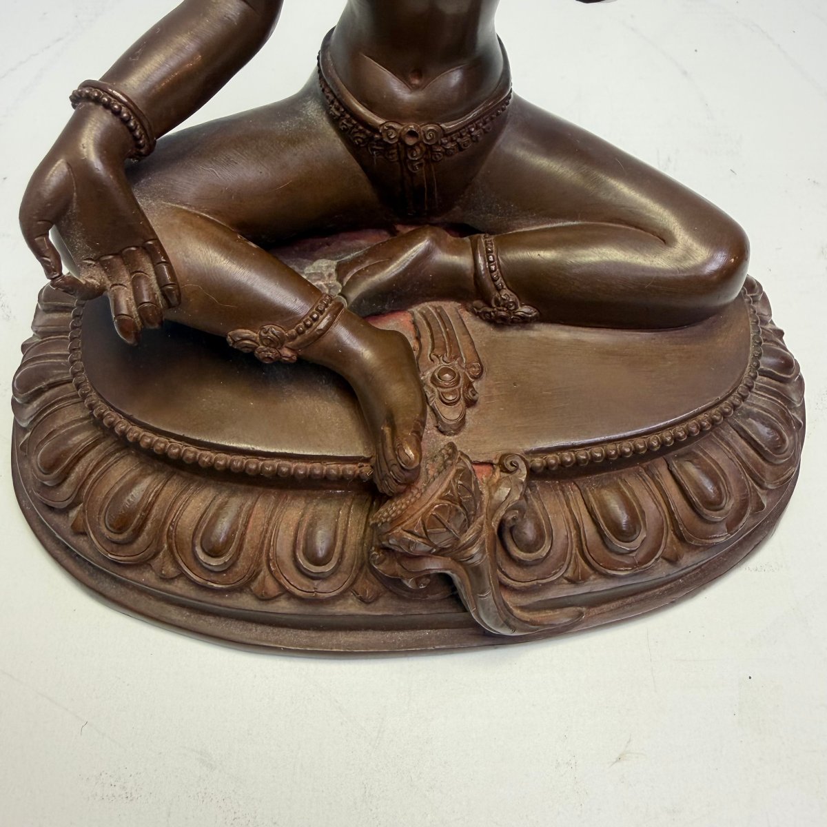 Ancient Bronze Sculpture Depicting Buddha Tara -photo-3