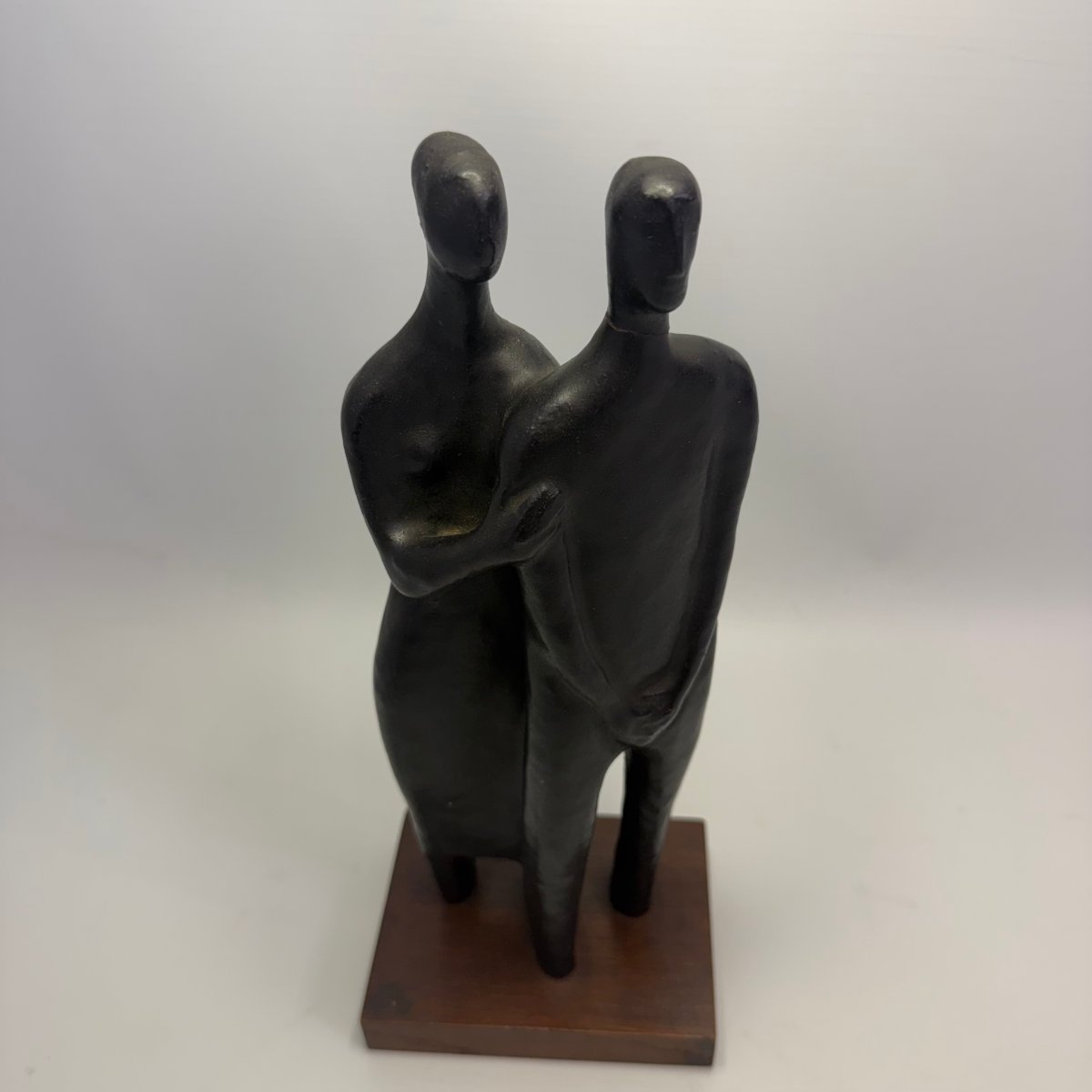 Ceramic Sculpture “couple” By Jacques Van De Vijver For Perignem -photo-4