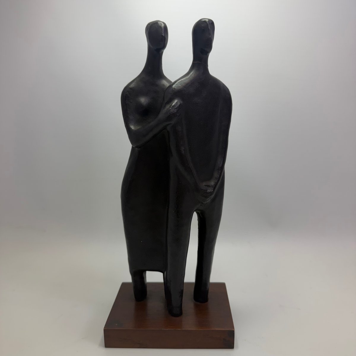 Ceramic Sculpture “couple” By Jacques Van De Vijver For Perignem -photo-2