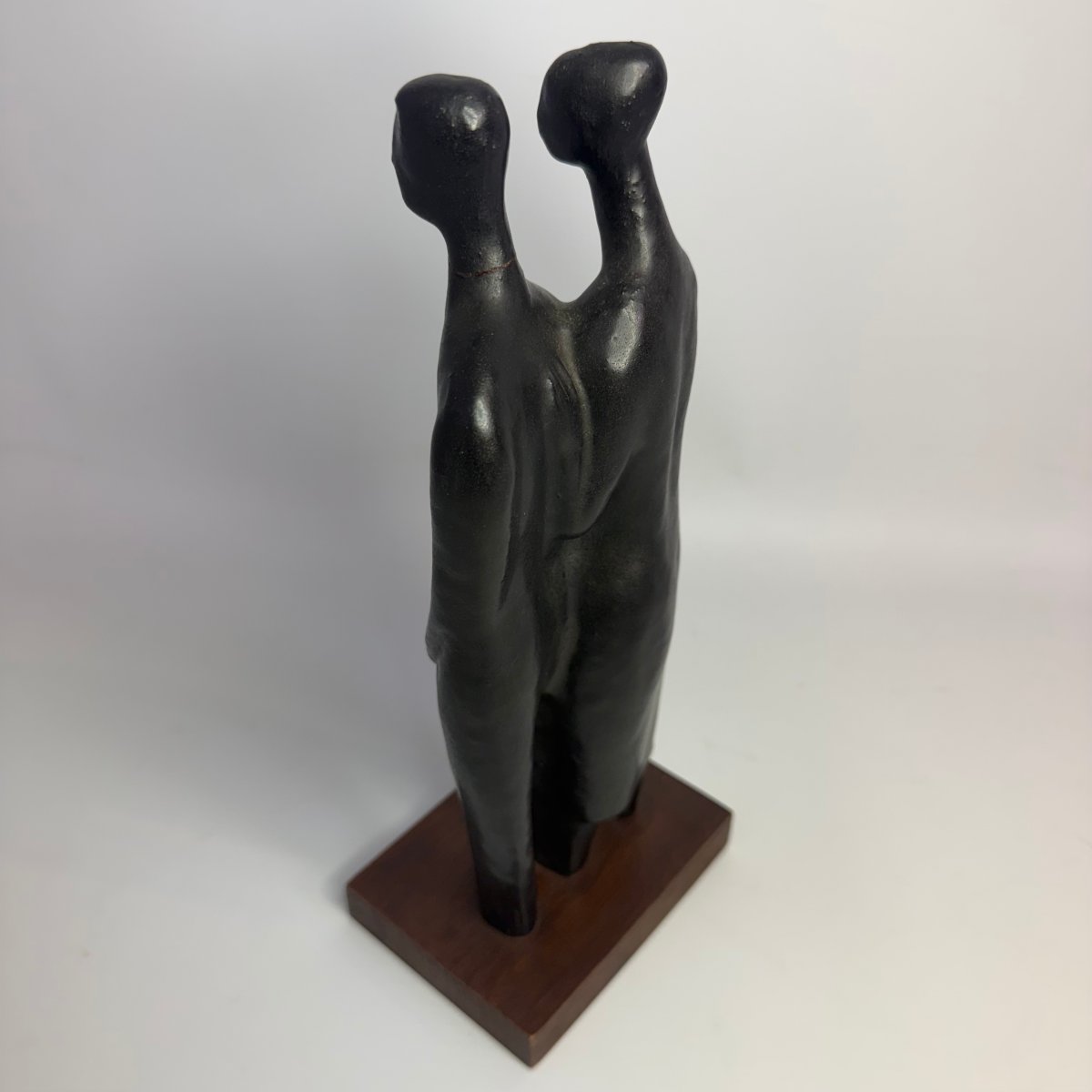 Ceramic Sculpture “couple” By Jacques Van De Vijver For Perignem -photo-5