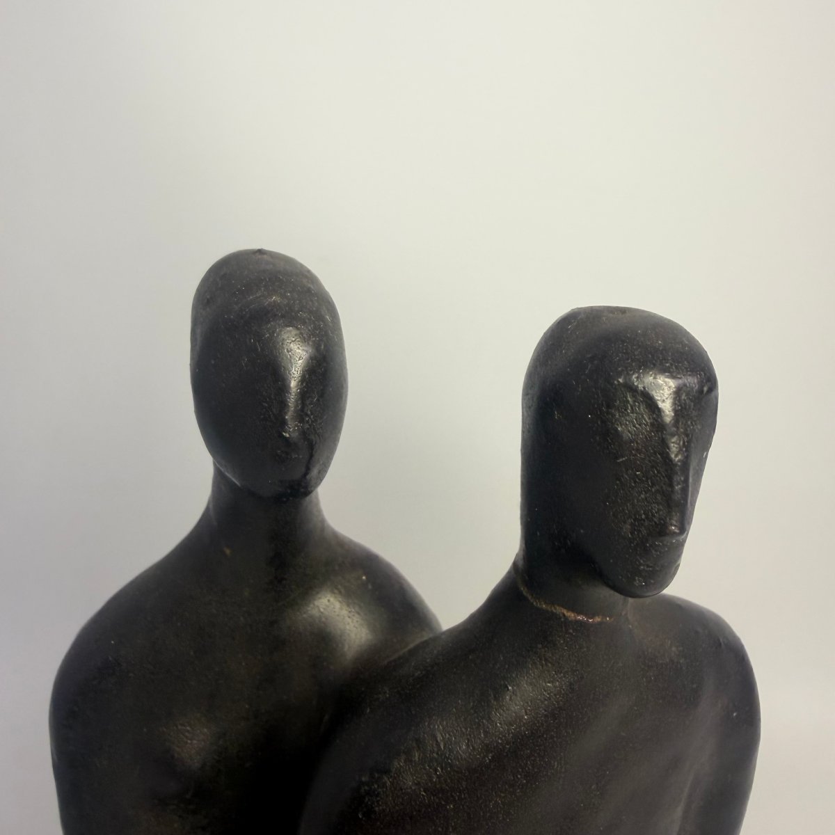 Ceramic Sculpture “couple” By Jacques Van De Vijver For Perignem -photo-6