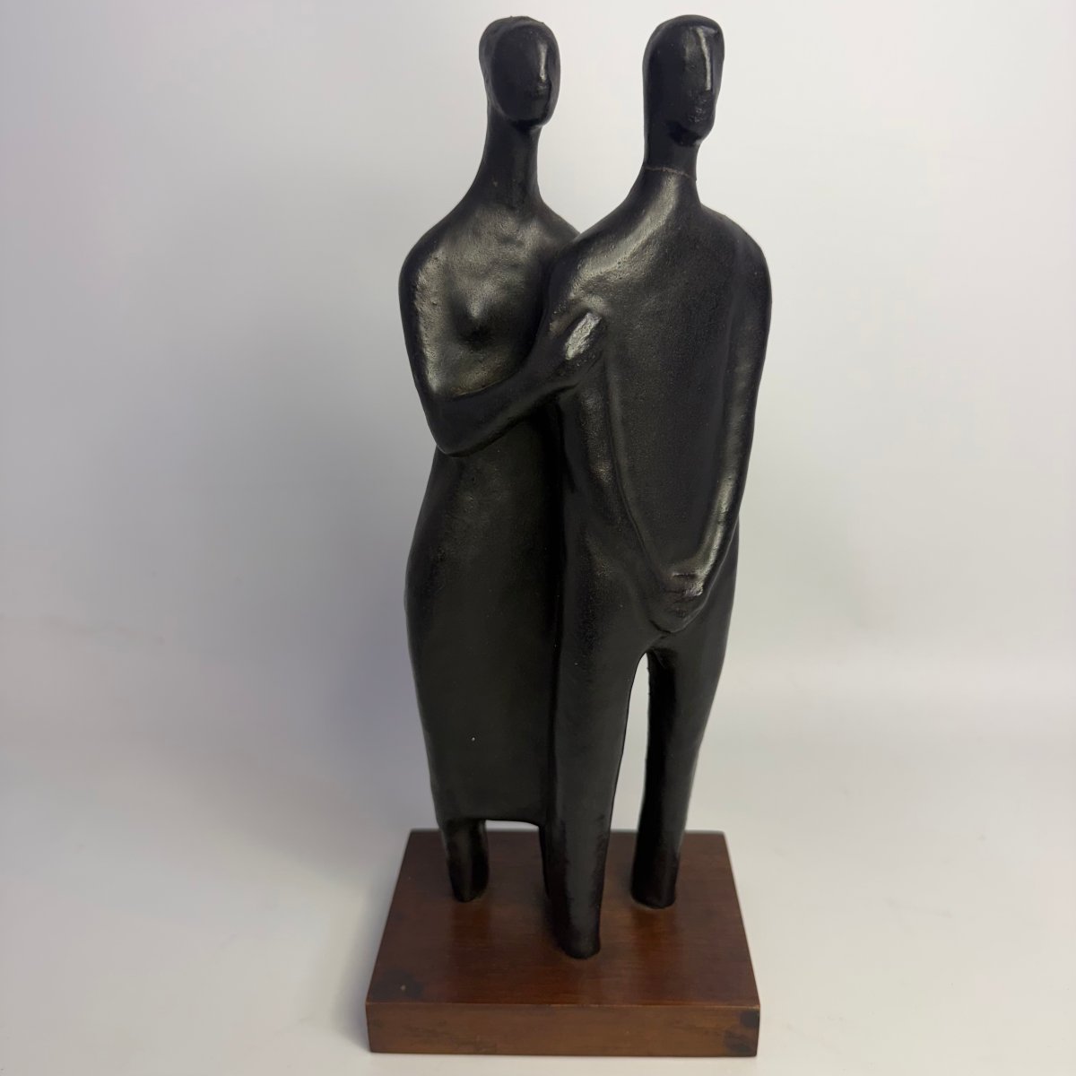Ceramic Sculpture “couple” By Jacques Van De Vijver For Perignem 