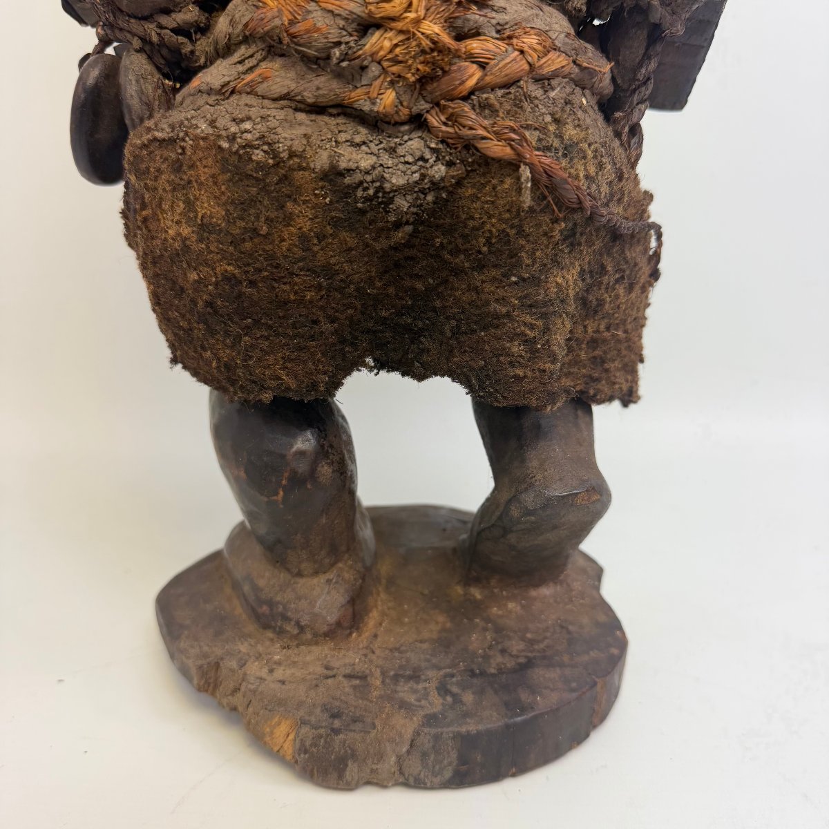 Large "nkisi Nkondi" Fetish Statue Of The Bakongo People, Adorned With Nails -photo-8