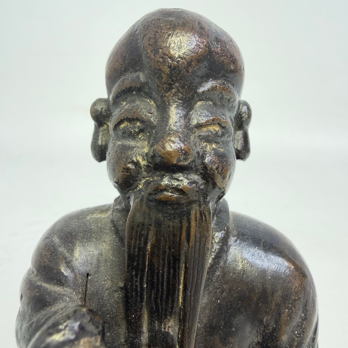 Ancient Chinese Bronze Sculpture Of Shouxing-photo-2
