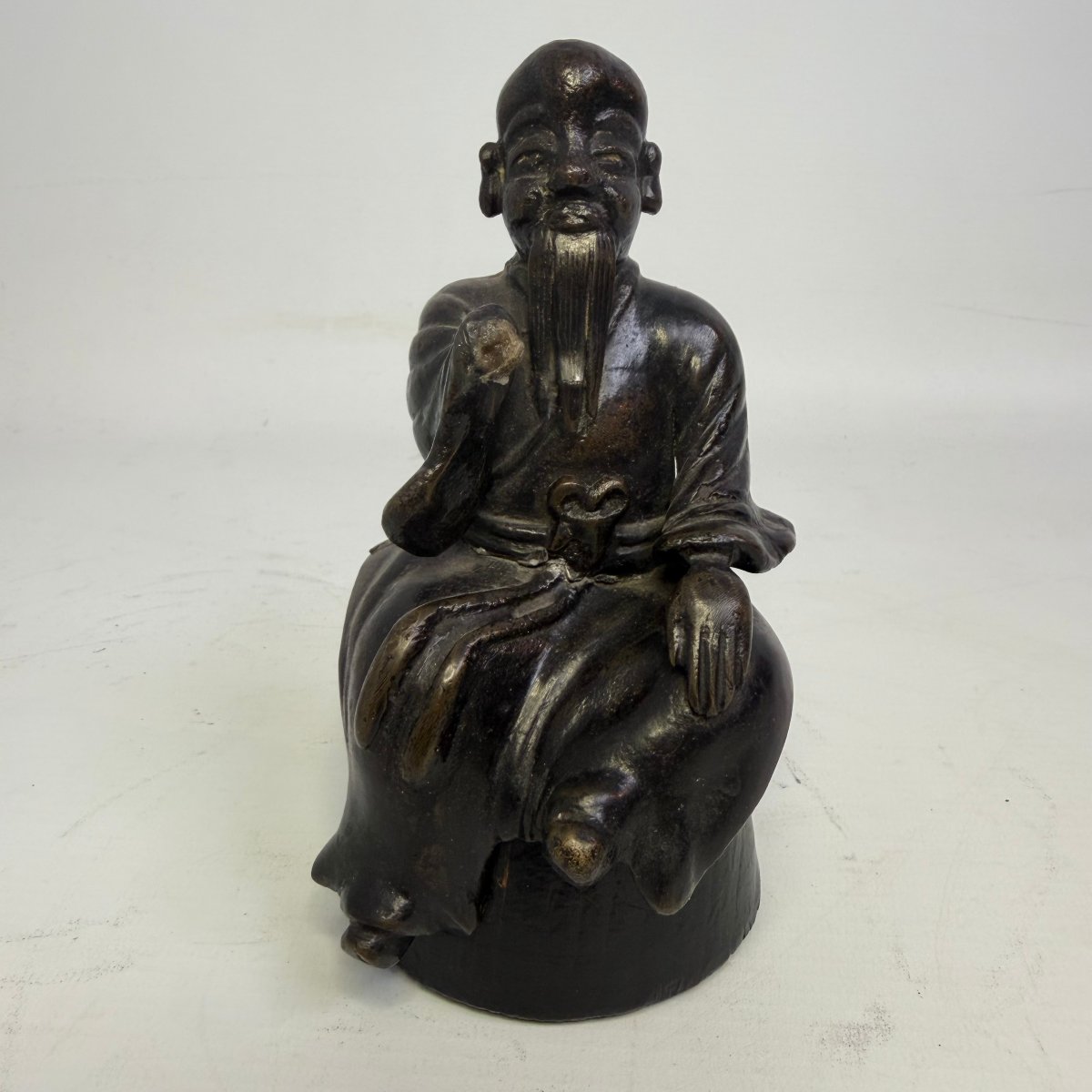 Ancient Chinese Bronze Sculpture Of Shouxing