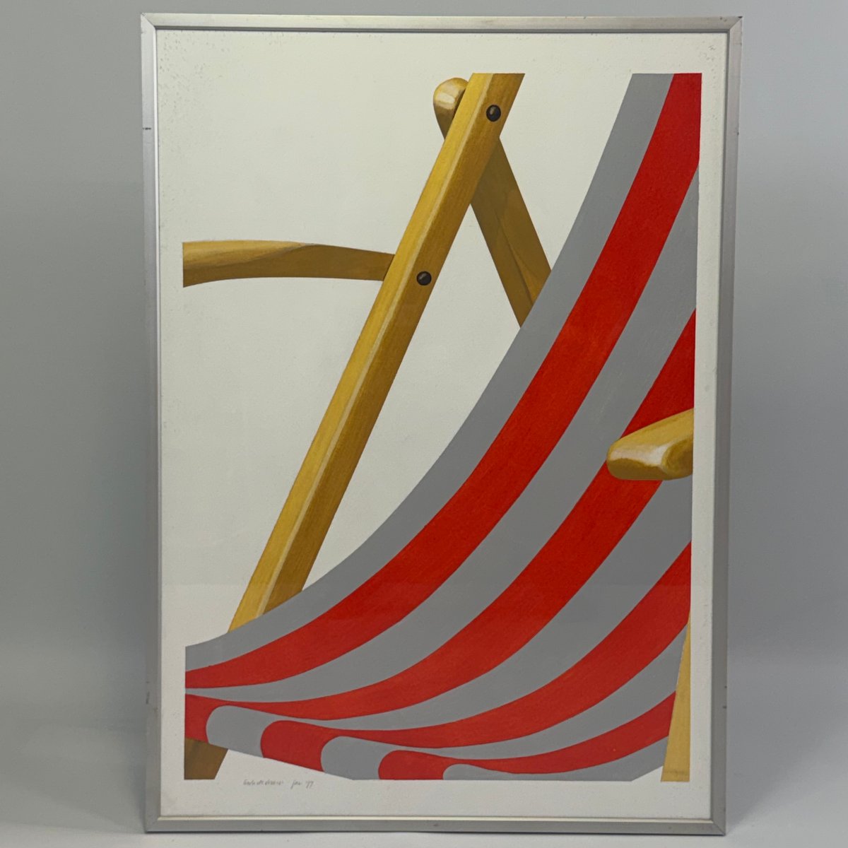 Silkscreen Print “untitled Iv” By Henk J. De Vroom -photo-3