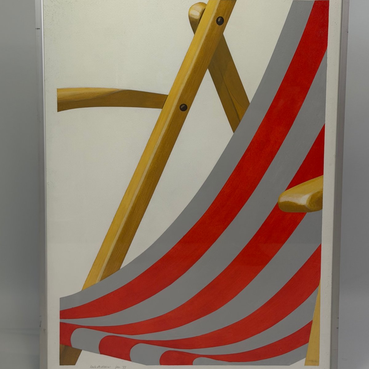 Silkscreen Print “untitled Iv” By Henk J. De Vroom -photo-4