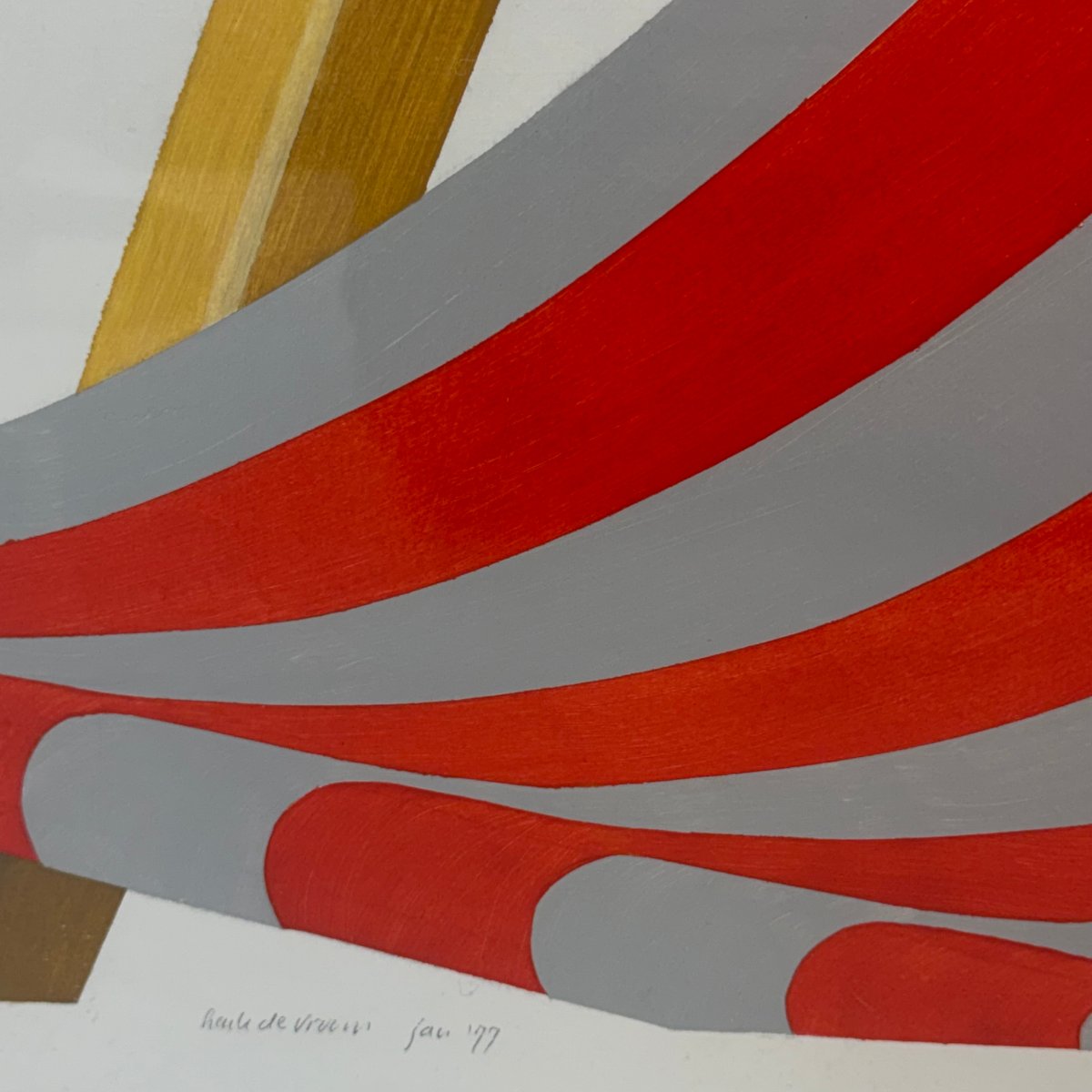 Silkscreen Print “untitled Iv” By Henk J. De Vroom -photo-1