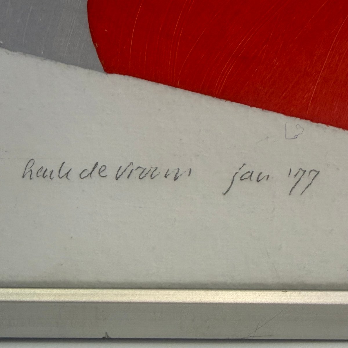 Silkscreen Print “untitled Iv” By Henk J. De Vroom -photo-4