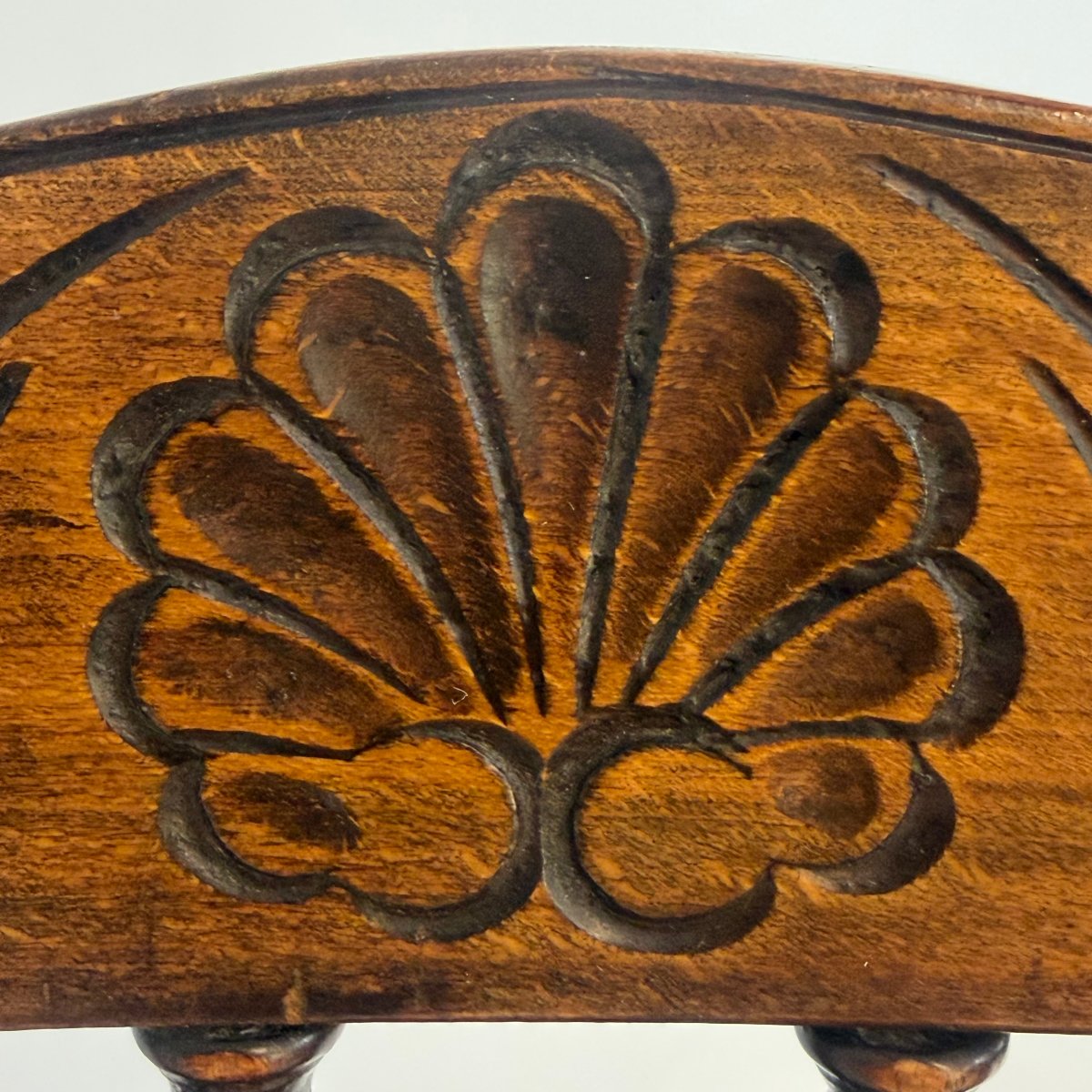 Antique Edwardian Rocking Chair With A “pressed Back” -photo-4