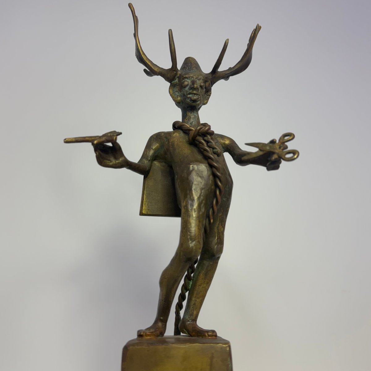 Sculpture en bronze « Olivier le Diable » de Jef Claerhout -photo-2