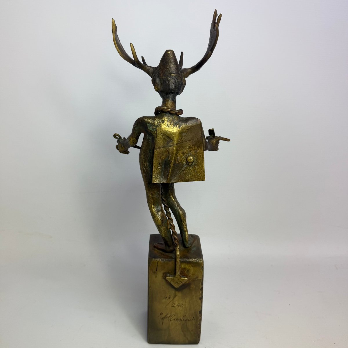 Sculpture en bronze « Olivier le Diable » de Jef Claerhout -photo-3