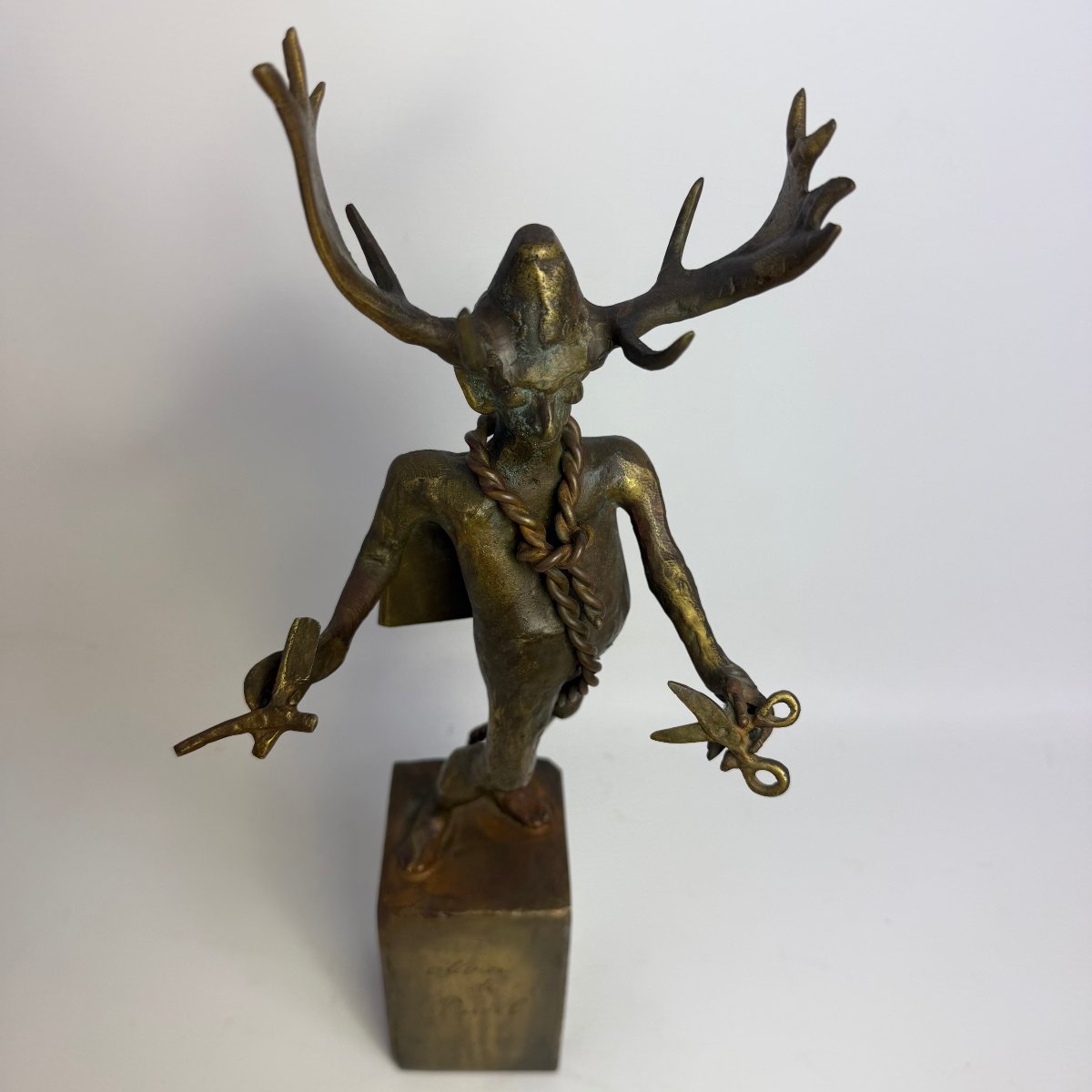 Sculpture en bronze « Olivier le Diable » de Jef Claerhout -photo-4