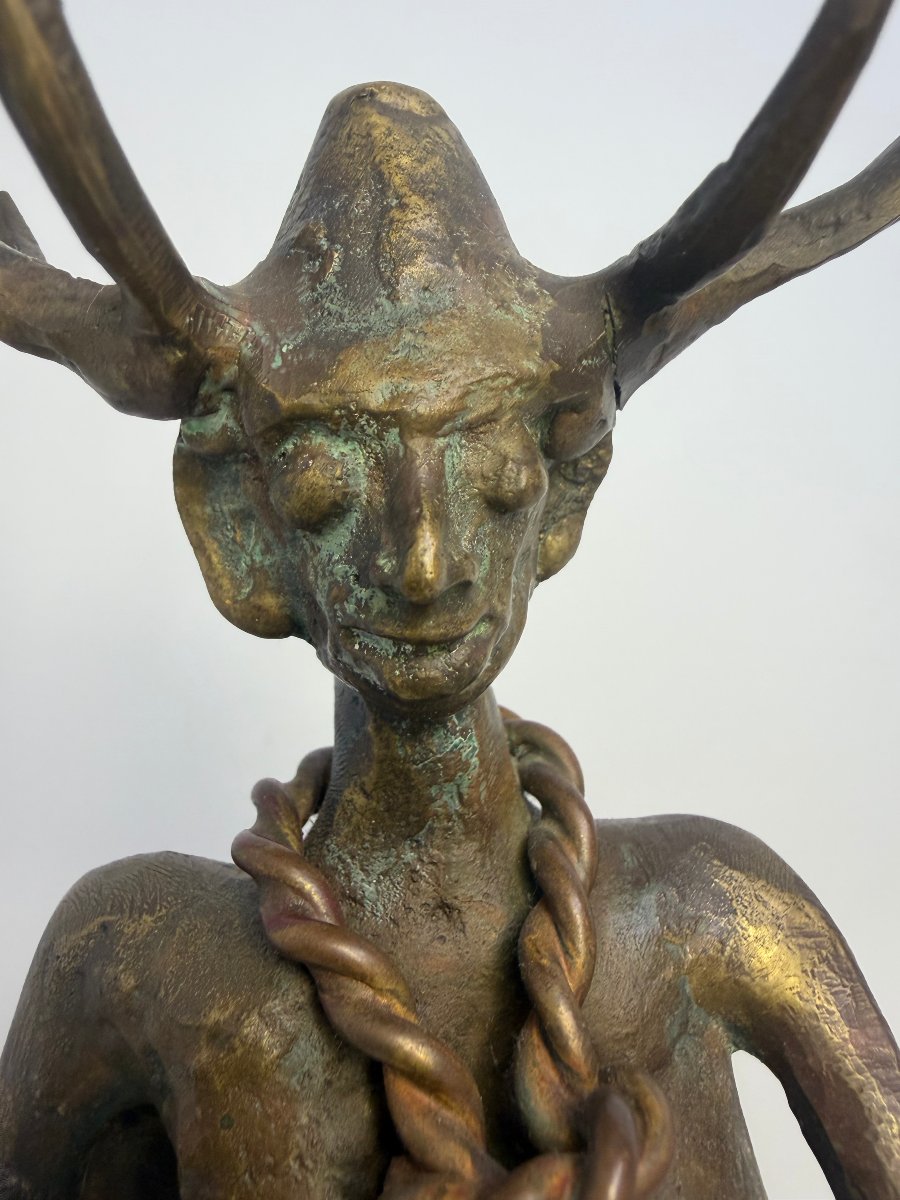 Sculpture en bronze « Olivier le Diable » de Jef Claerhout -photo-5