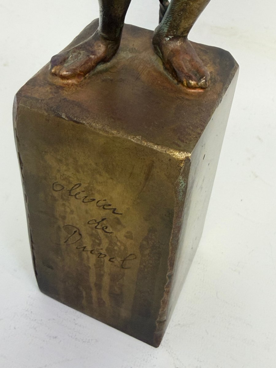 Sculpture en bronze « Olivier le Diable » de Jef Claerhout -photo-6