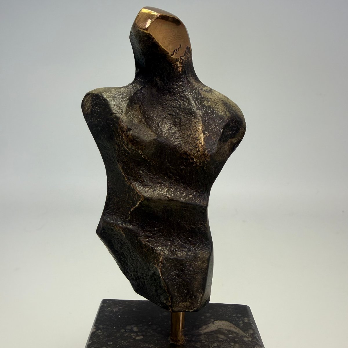  Bronze Sculpture On A Marble Pedestal By Boud Ceysens-photo-1